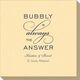Bubbly is the Answer Linen Like Napkins Image 1 of 5